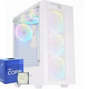 PC Gamer Intel I5 14400F, RTX 4060 8GB ,16GB RAM 3200MHZ, H610M, M.2 2TB, 1050W, Water Cooler 360mm Solarmax, Gabinete Solarmax