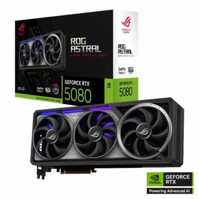 PLACA DE VIDEO ASUS ROG ASTRAL RTX 5080 O 16GB GAMING