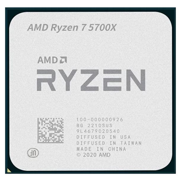 MICRO AMD RYZEN 7 5700X TRAY S/VIDEO S/COOLER AM4