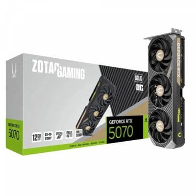 PLACA DE VIDEO ZOTAC GAMING GEFORCE RTX 5070 SOLID OC 8GB