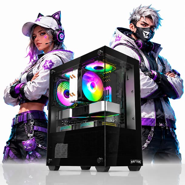 PC ARMADA AMD RYZEN 7 5700G+A520+16GB+1TB NVME+GABINETE GAMER